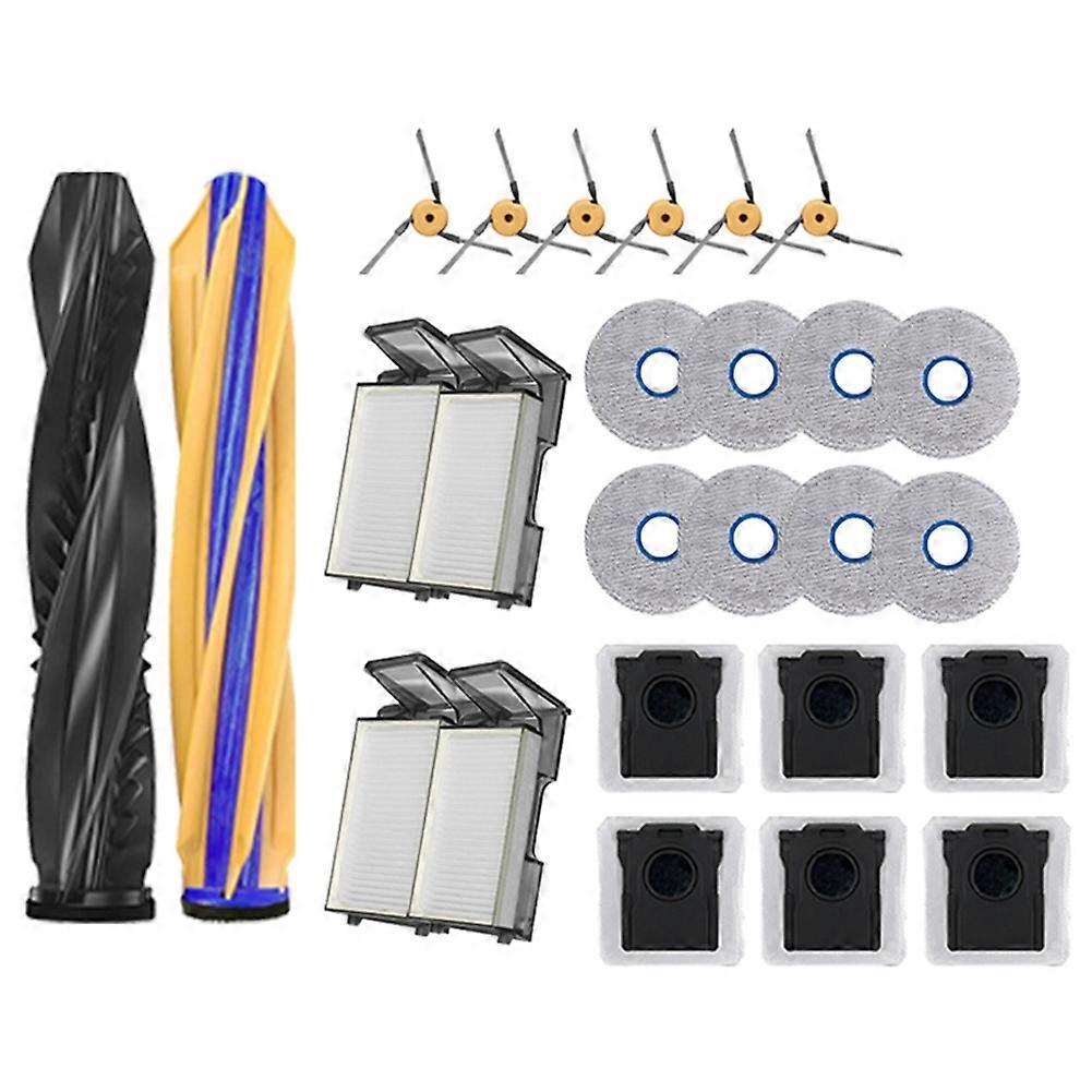 Ersatzteile Für Den Dreame X60 Ultra Roboterstaubsauger: Hauptseitenbürste, Hepa-filter, Staubbeutel Und Zubehör (26 Stück).