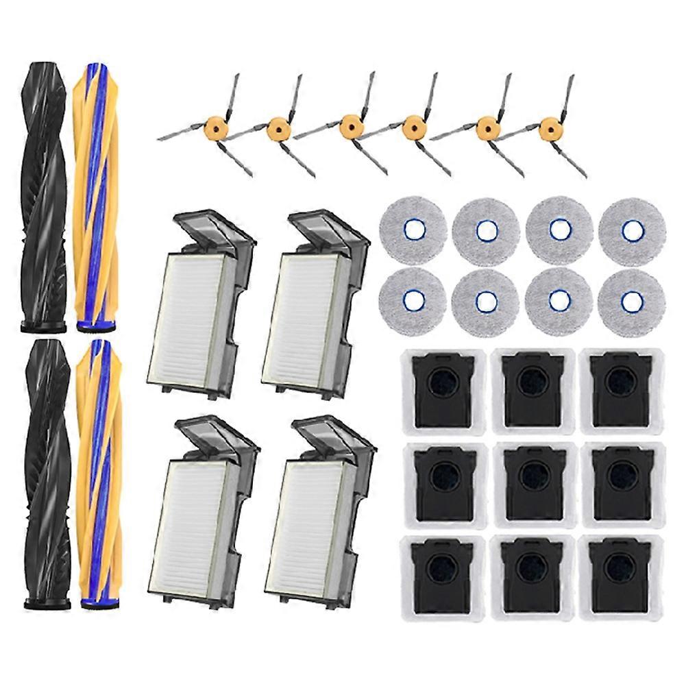 Ersatzteile Für Den Dreame X60 Ultra Roboterstaubsauger: Hauptseitenbürste, Hepa-filter, Staubbeutel Und Zubehör (31 Stück).