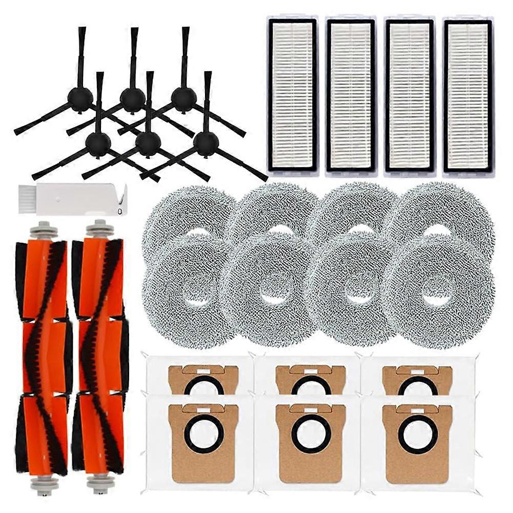Ersatzzubehörset Für Xiaomi X20 Max Und X20 Pro Roboterstaubsauger: Hauptbürste, Filter Und Mopp (27 Teile).