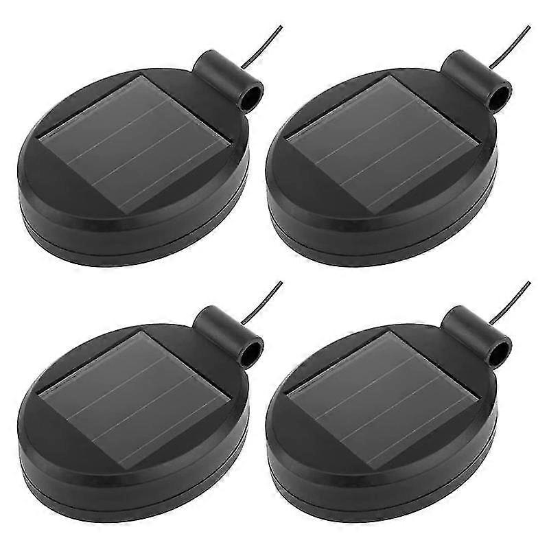 4 Packungen Solar-led-licht-ersatzoberteil, Solarpanel-laternenabdeckung, Lampenzubehör