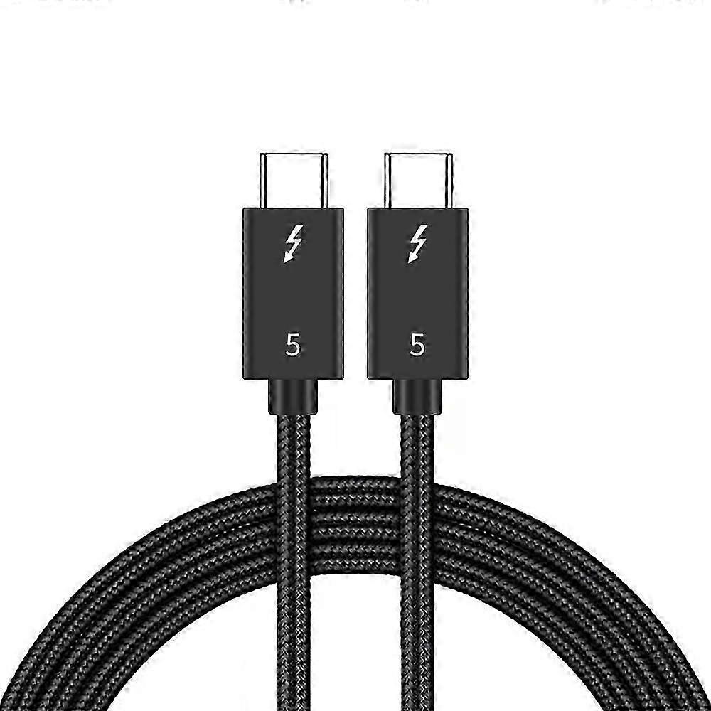 Superschnelles Thunderbolt 5 Usb-typ-c-kabel, 2 M, 80 Gbit/s, Unterstützt 8k 60 Hz Display Pd, 240 W Ladeleistung