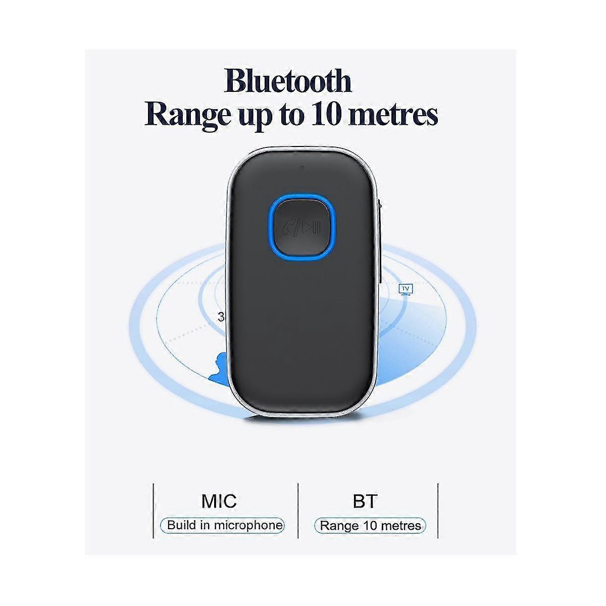 Zahnempfänger Mit Microph-aux-adapter Für 3,5-mm-zahn-wireless-5.0-o-konvertierung Im Auto