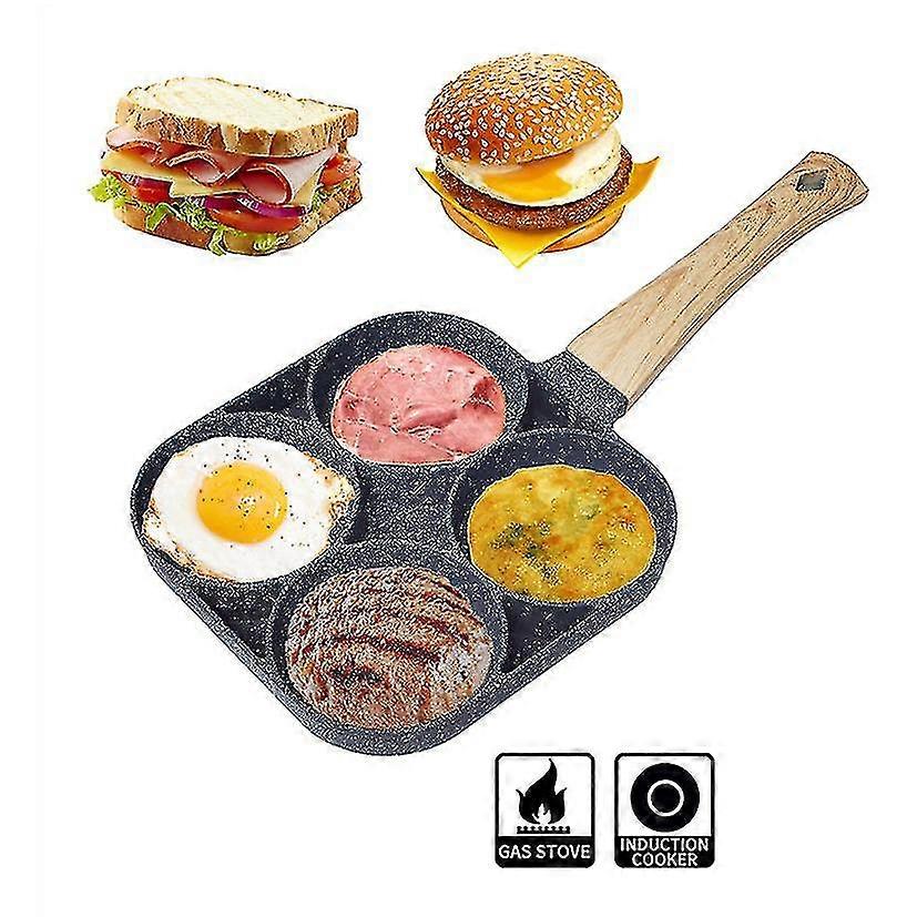 2/4-loch-bratpfanne, Verdickte Omelette-füllung, Antihaftbeschichtete Bratpfanne, Eier-pfannkuchen-steak-pfanne