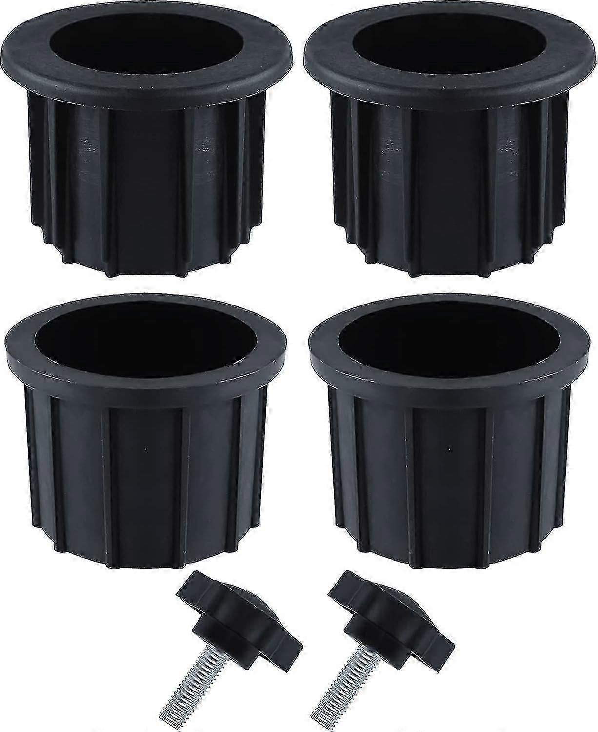 2 Sets (6 Stück) Ersatzteile Für Terrassenschirmständer, Einschließlich 4 Stück Schirmlochring Und 2 Stück Handknopfschraube, Schirm