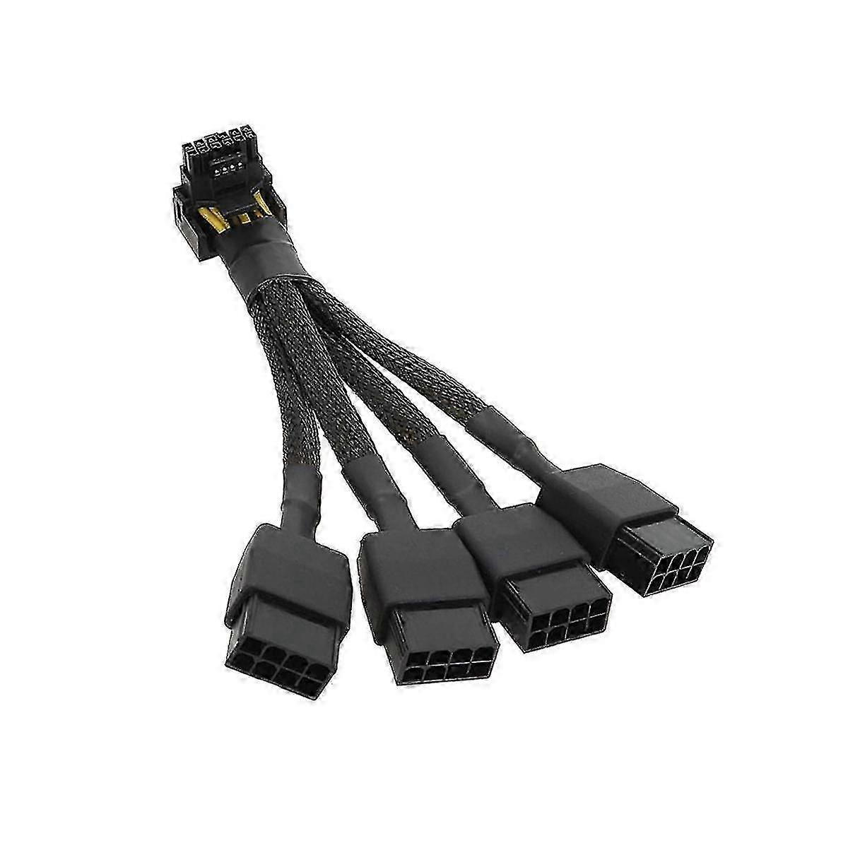 Für Gpu Rtx4090 Rtx4080 4x8 Pin Pci-e Auf 16 Pin Grafikkarte Stromkabel 12vhpwr Stecker Winkel C