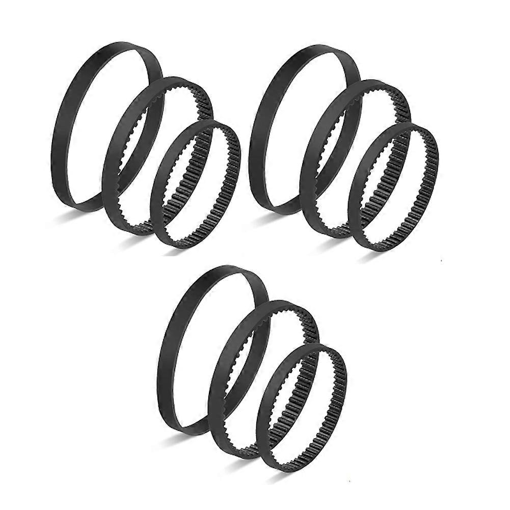 9-teiliges Ersatzriemen-set Für Bissell Proheat 2x Revolution Pet Pro Teppichreiniger (serie 1986, 1964, 2007 Und 2007p).