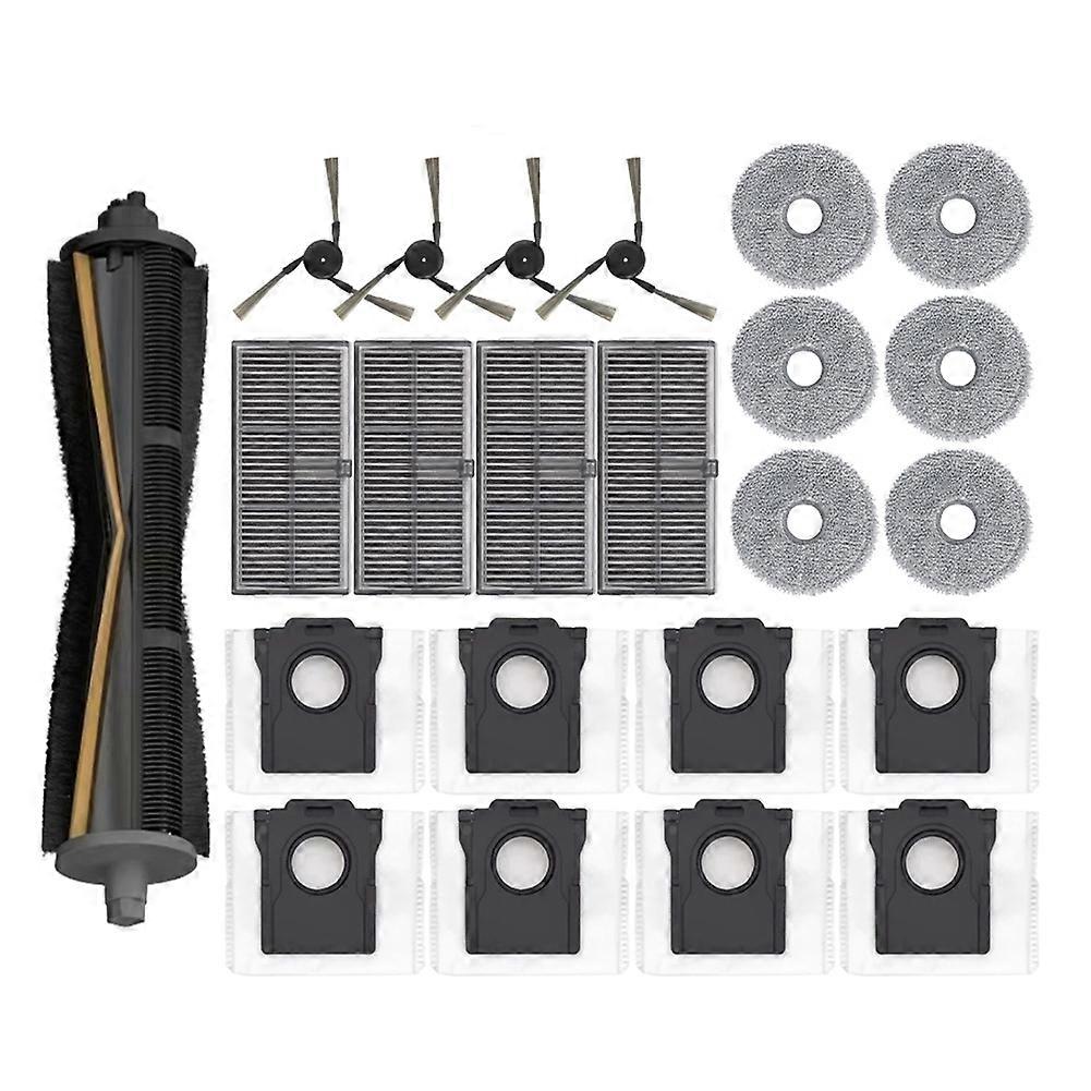 Ersatzteile Für Den Roboterstaubsauger Dreame X40 Ultra / X40 Pro: Hauptseitenbürste, Hepa-filter, Reinigungstuch Und Staubbeutel