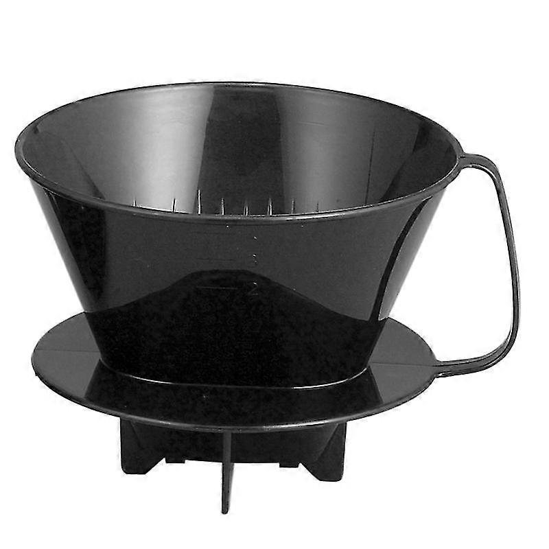 Kaffeefilterkegel, Schwarz, Filternummer 4, Brüht 8 Bis 12 Tassen