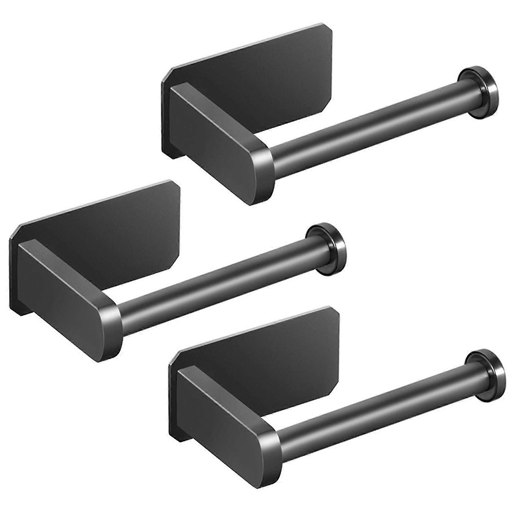 3x Selbstklebender Toilettenpapierhalter, Küchentoilette, Selbstklebender Toilettenpapierhalter, Ohne Bohren Für B