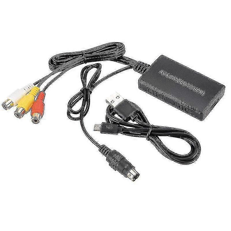 S-video-zu-hdmi-konverter, Av-zu-hdmi-adapter, Rca-konverter, Unterstützt 1080p Ty