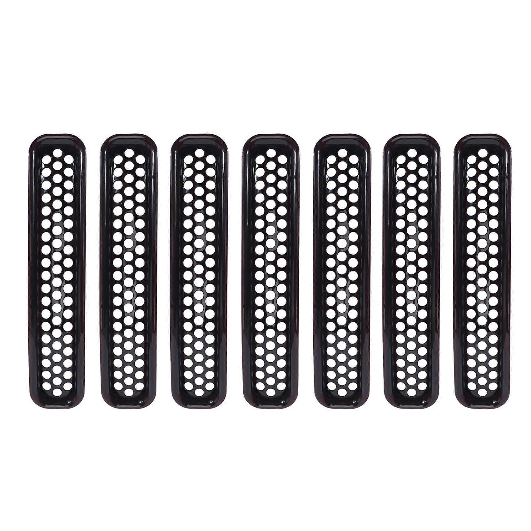 Gitter-frontgrill-einsätze-set Für 1997–2006 Wrangler Tj & Unlimited – (7 Stück)