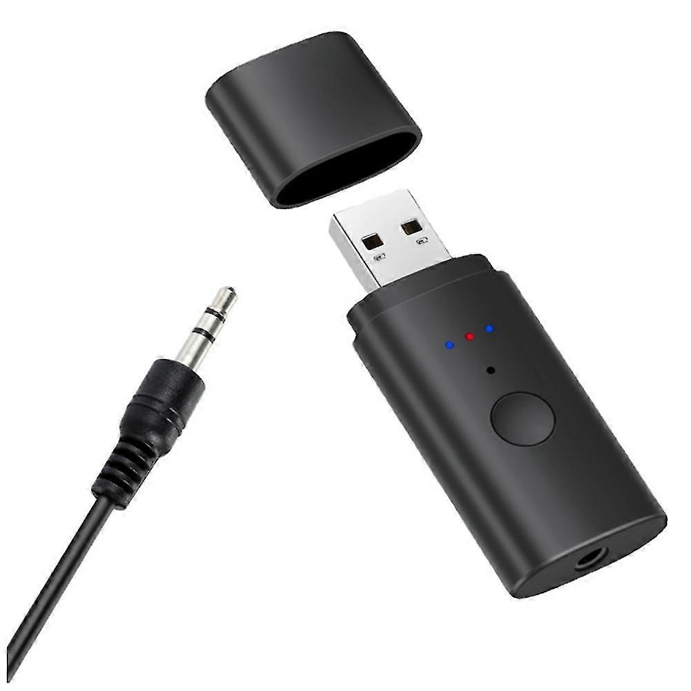 Tx35 Usb Bluetooth Adapter Bluetooth 5.2 Sender 1 Zu 2 Usb/aux Audio Empfänger Für Ps4 Ps5 Tv G