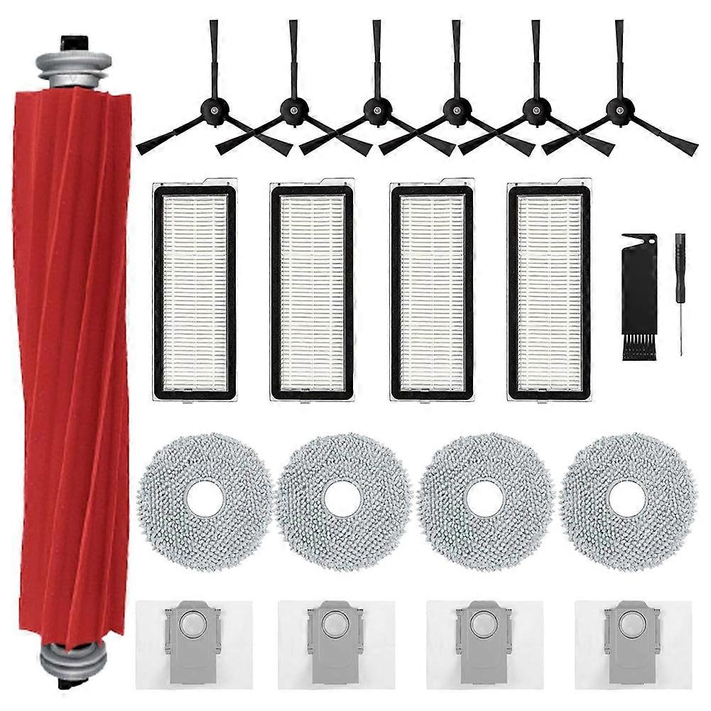 Hauptseitenbürste, Hepa-filter Und Reinigungstuch Für Die Roboterstaubsauger Qrevo S, Qrevo Pro Und Qrevo Maxv