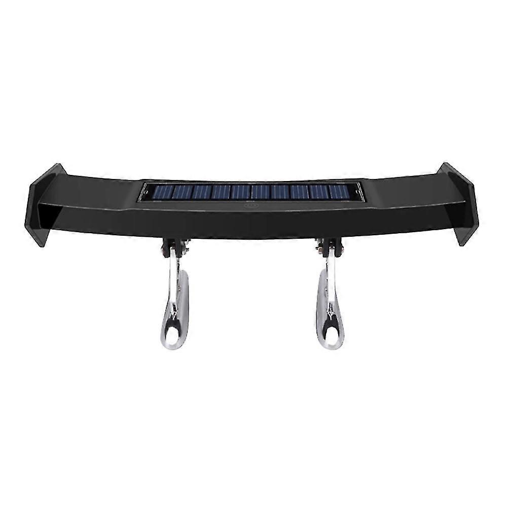 Mini Kleines Solarauto Led Heckspoiler Flügel Gt Stil Auto Warnung Blinklicht 4 Modi Dekoration
