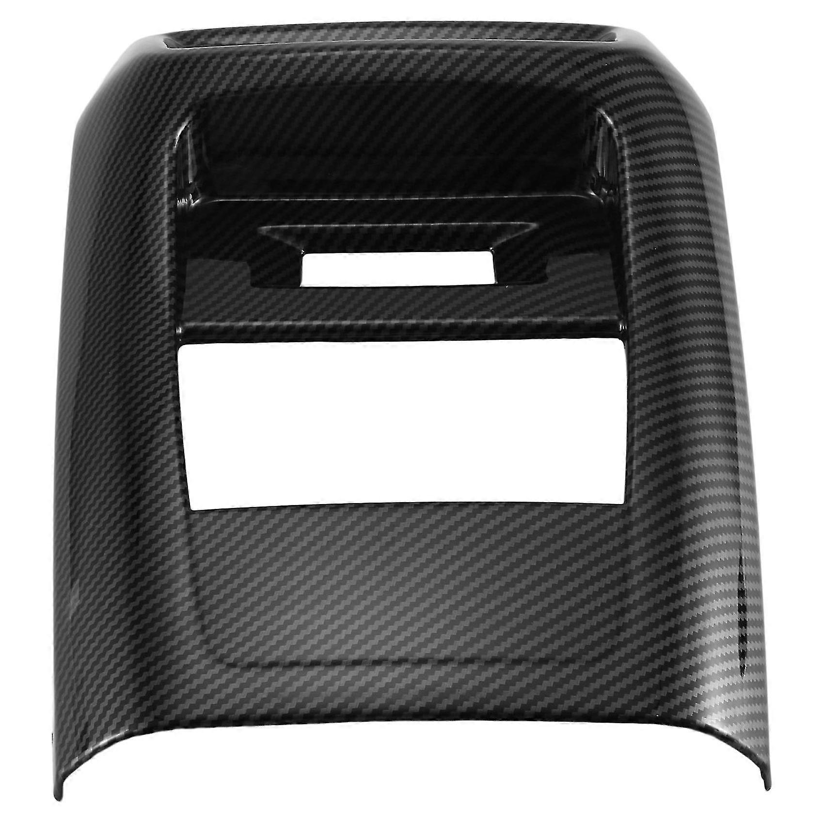 Auto Carbon Fiber Hinten Air Vent Outlet Rahmen Anti-kick Panel Trim Für Explorer 2022 2023