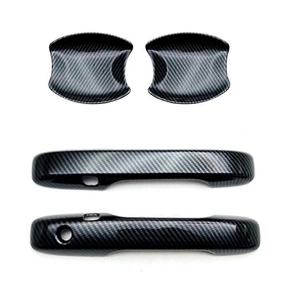 Auto Carbon Fiber Front Türgriff Abdeckung Aufkleber Türgriff Schüssel Abdeckung Borte Für -v Vezel 2021 202