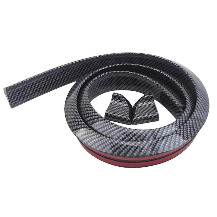 Universeller Heckspoiler Für Kofferraum Oder Heckscheibe, Carbonfaser-imitation, 1,5 X 3,5 Cm