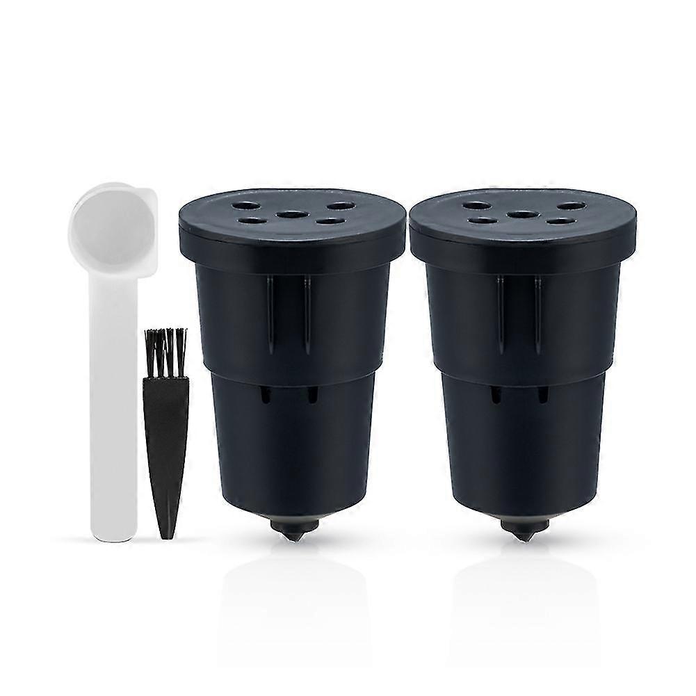 2 Stück Kaffeefilter Aus Lebensmittelechtem Pp Für K-becher Für B45 Kaffeemaschine, Nachfüllbarer Filter, Schwarz