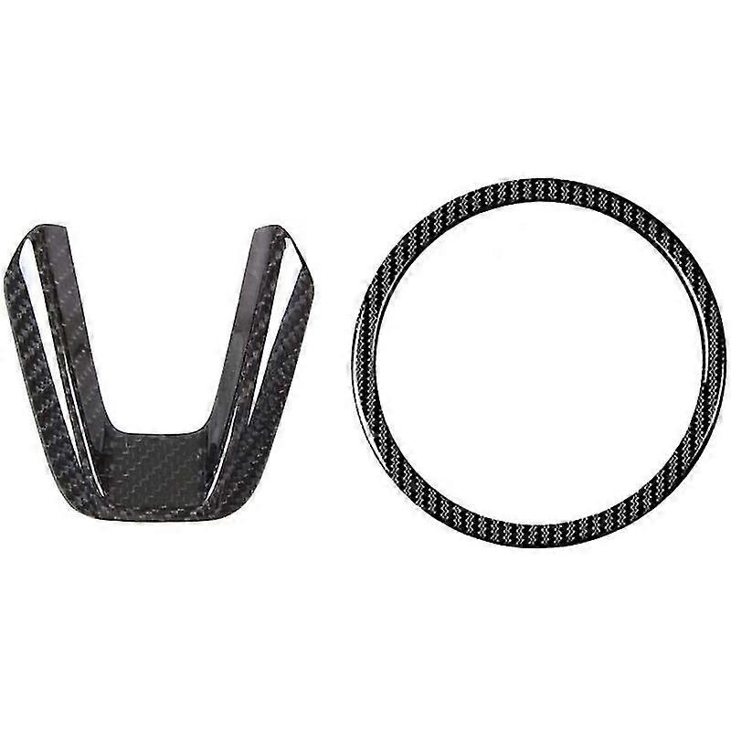 Carbon-lenkradverkleidung Mit Pailletten, Lenkradring-logo-applikationsabdeckung, Autozubehör, Für 3 6