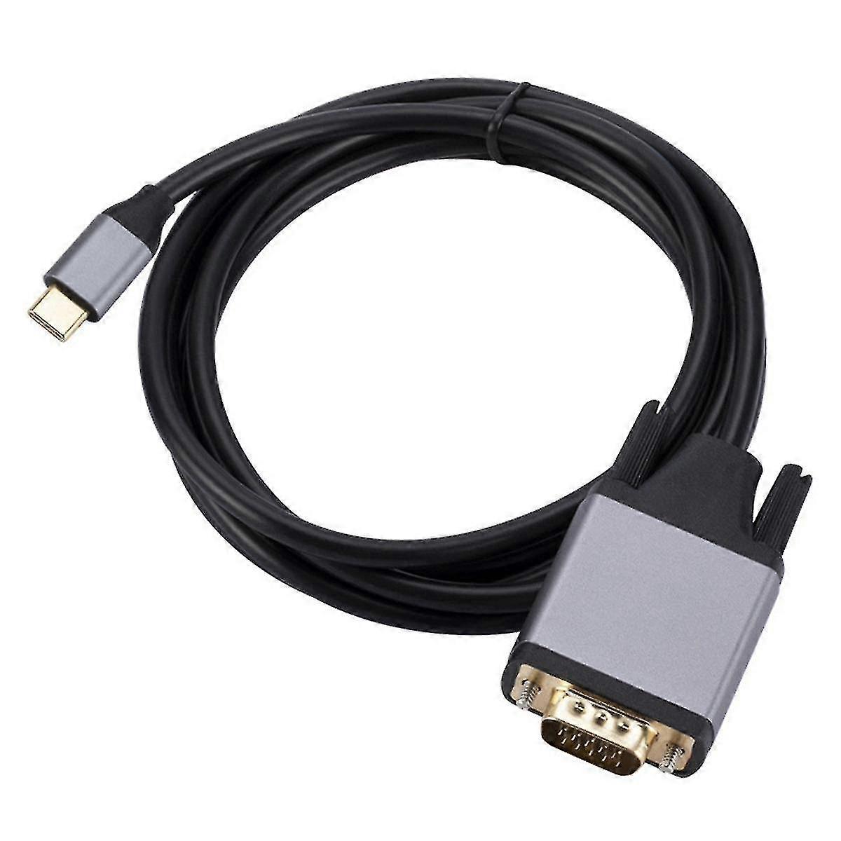 Typ C Auf Vga-kabel, Usb 3.1 Auf Vga-adapter, 10 Gbit/s, Hd-bildschirmkabel Für Pc-laptop-monitor