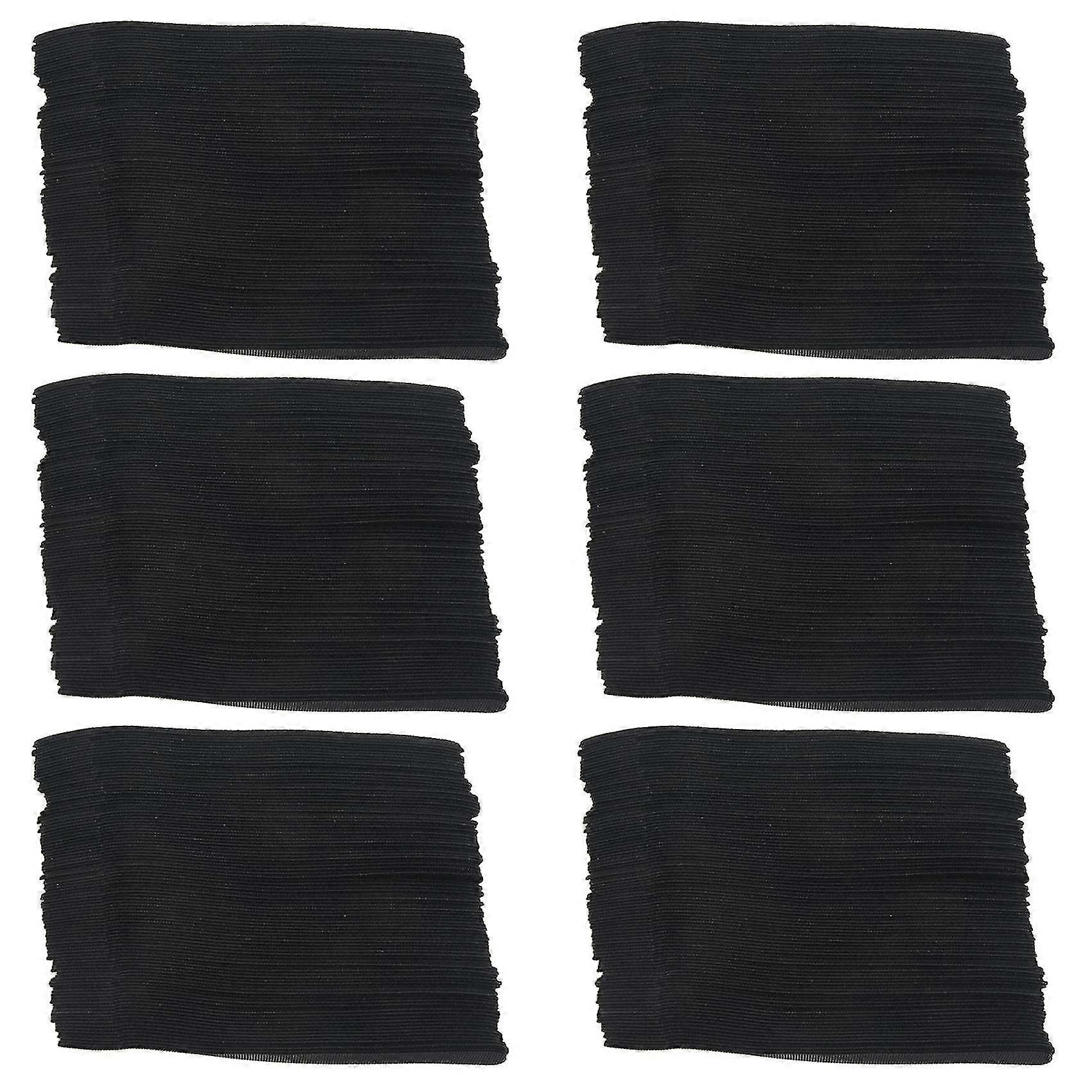 600 X Verstellbare Schwarze Nylon-kabelbinder, L 15 Cm