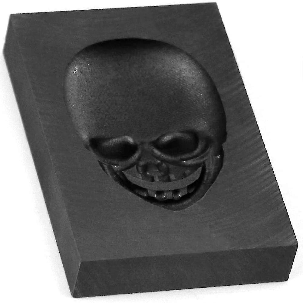 Gussform, Graphit-schädelguss-barrenform, Tiegelform, Kompatibel Mit Schmelzguss, Raffinierung Von Metall, Aluminium, Kupfer, Messing