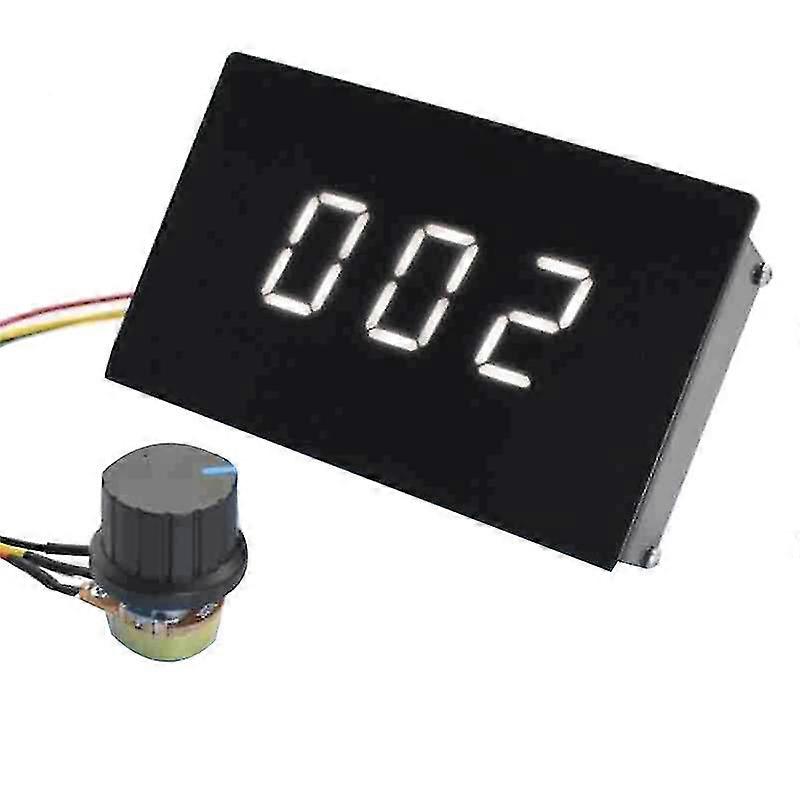Pwm 6v-60 Dc Motor Drehzahlregler Digitalwaage Digitalanzeige Geschwindigkeitsprozentsatz