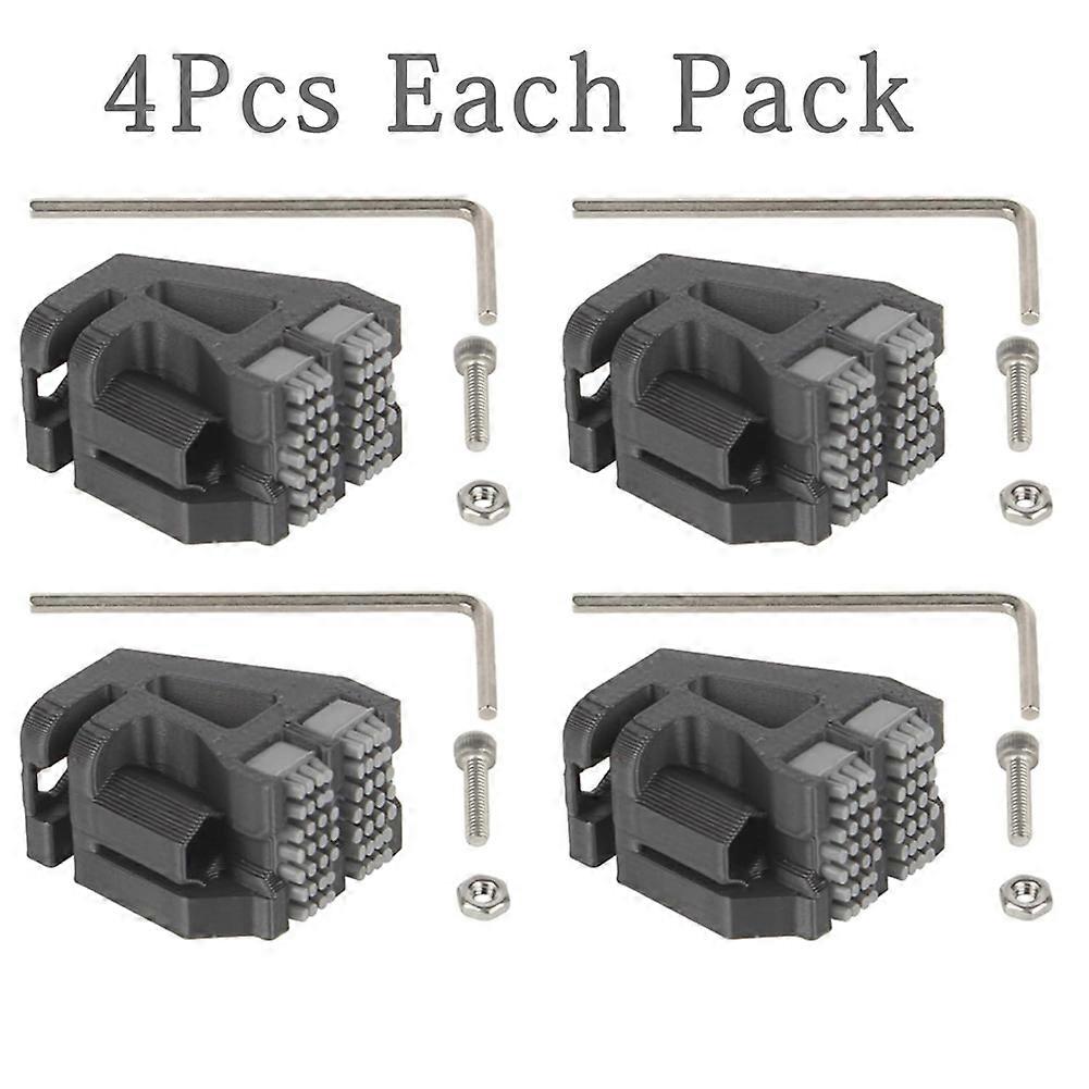Doppelkopf-silikonbürste (4 Stück) Für Bambu-lab X1 X1c X1e P1p P1s Düsenwischer, Reinigung Von Messing- Und Gehärteten Stahldüsen