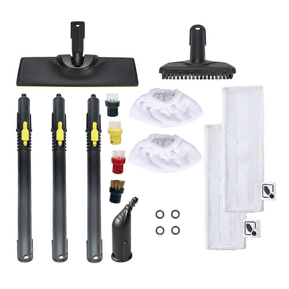 Erweiterungsset Für Karcher Sc1 Sc2 Sc3 Sc4 Sc5 Sg4 Dampfsauger Mit Wischkopf Und Bürste, Inklusive Düse Und Mikrofasertuch.