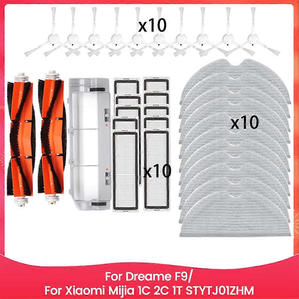 Für Dreame F9/xiaomi Mijia 1c 2c 1t Stytj01zhm Hauptseitenbürste Reinigungstuch Hepa-filter Ersatzteile Für Effektive Reinigung