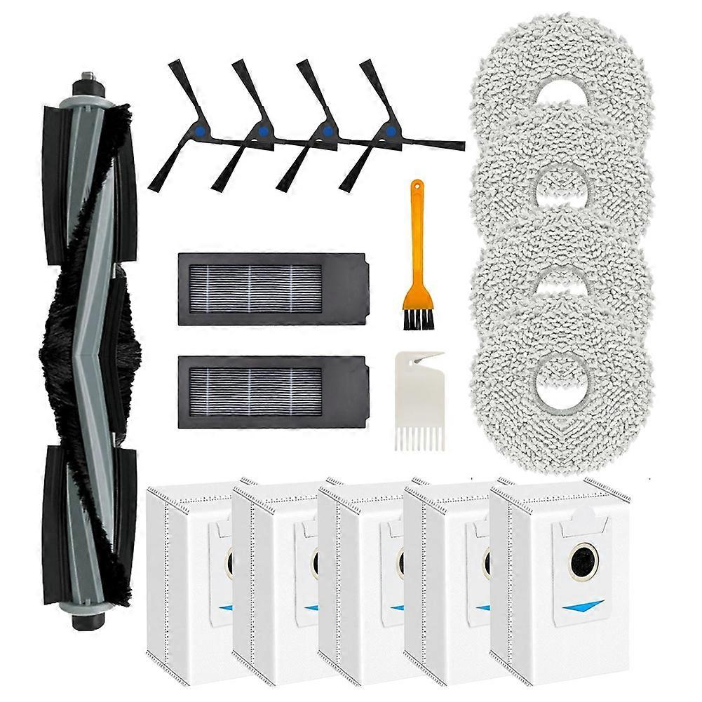 Zubehörset Kompatibel Mit Ecovacs Deebot X2 Omni E/x2 Combo Roboterstaubsauger: Hauptbürste, Seitenbürste, Hepa-filter