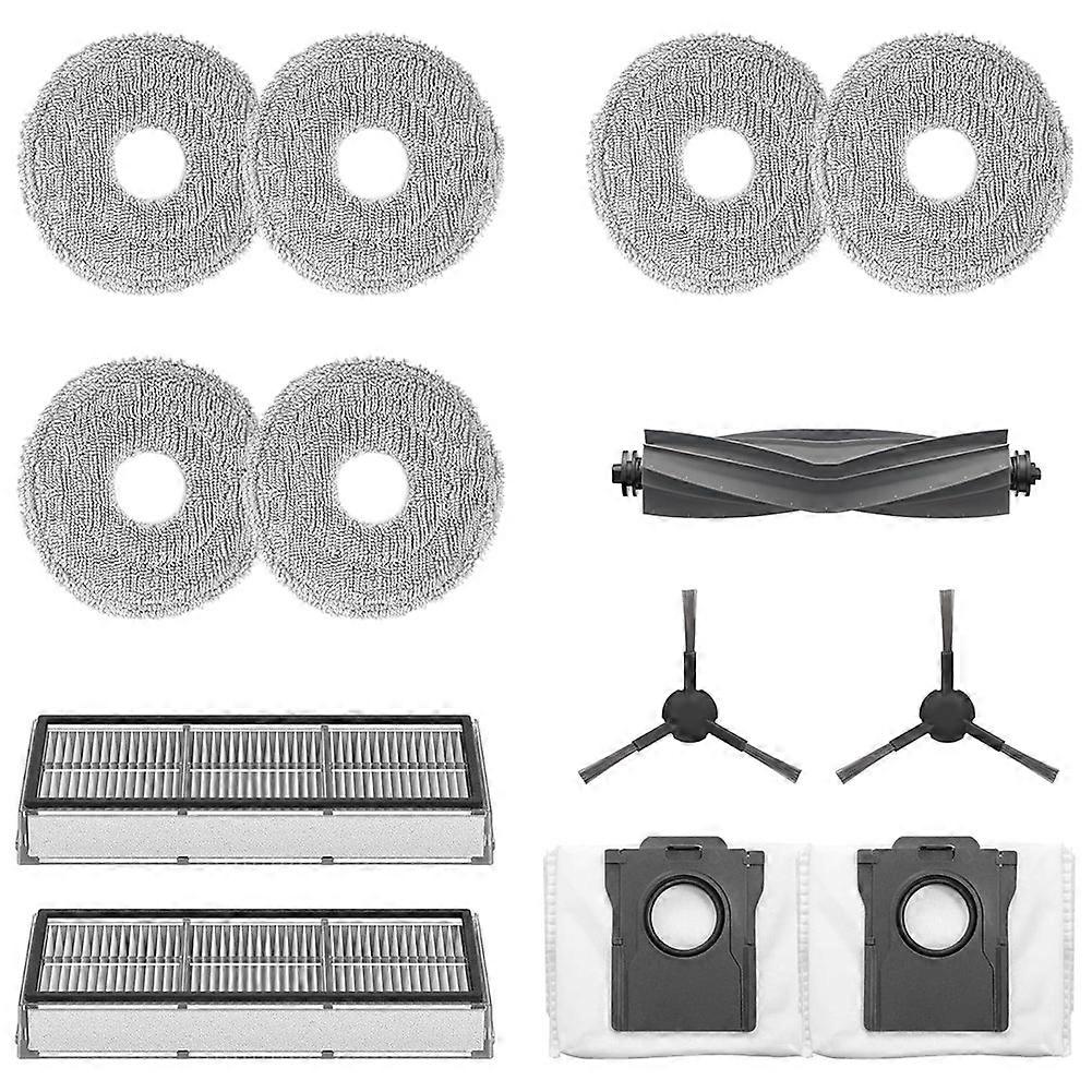 Dreame L10s Pro Ultra Zubehörset Für Roboterstaubsauger: Seitenhauptbürste, Hepa-filter, Reinigungstuch, Staubbeutel
