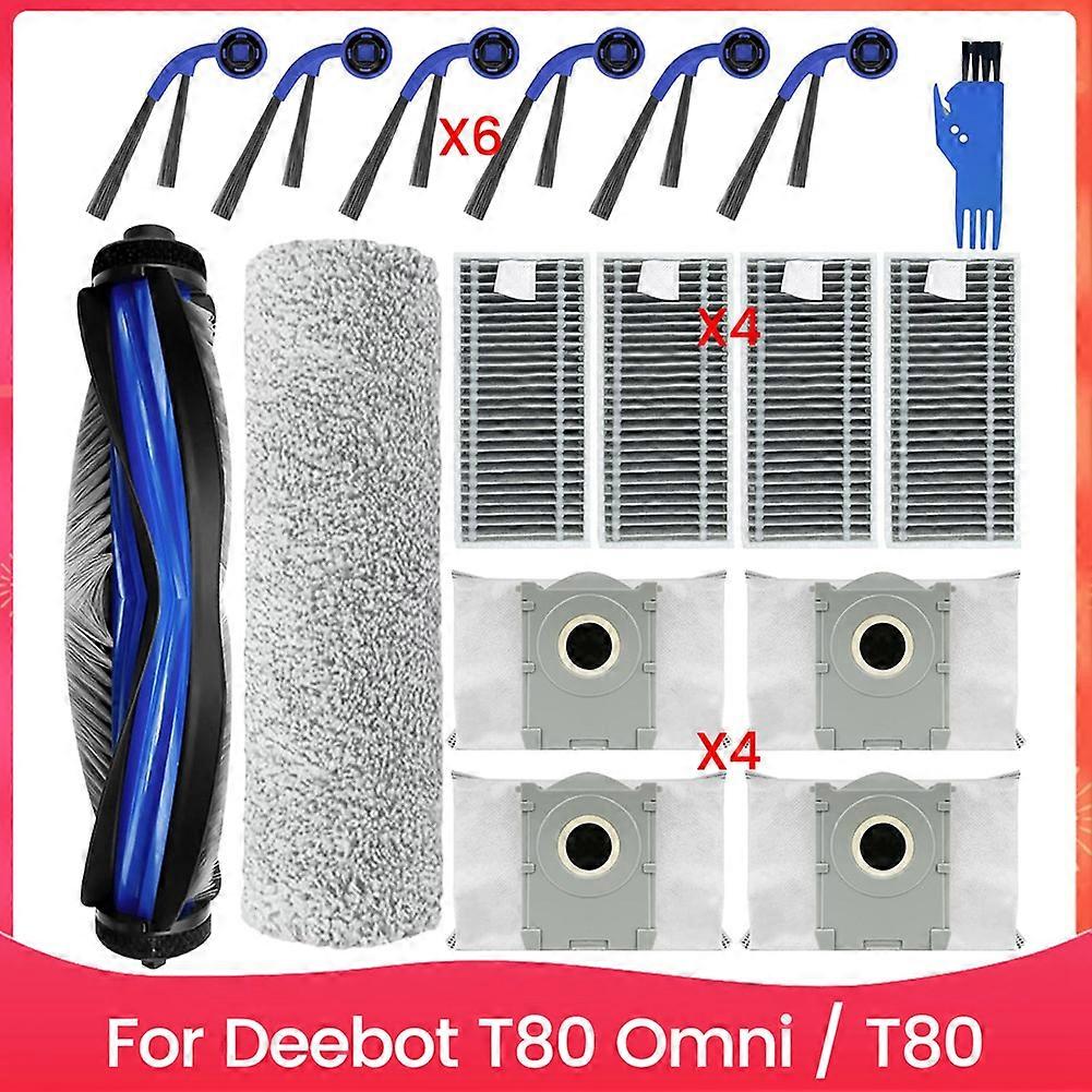 Für Ecovacs Deebot T80 Omni / T80 Roboter-staubsauger Hauptseitenbürste Hepa-filter Roller Mop Staubbeutel Zubehör