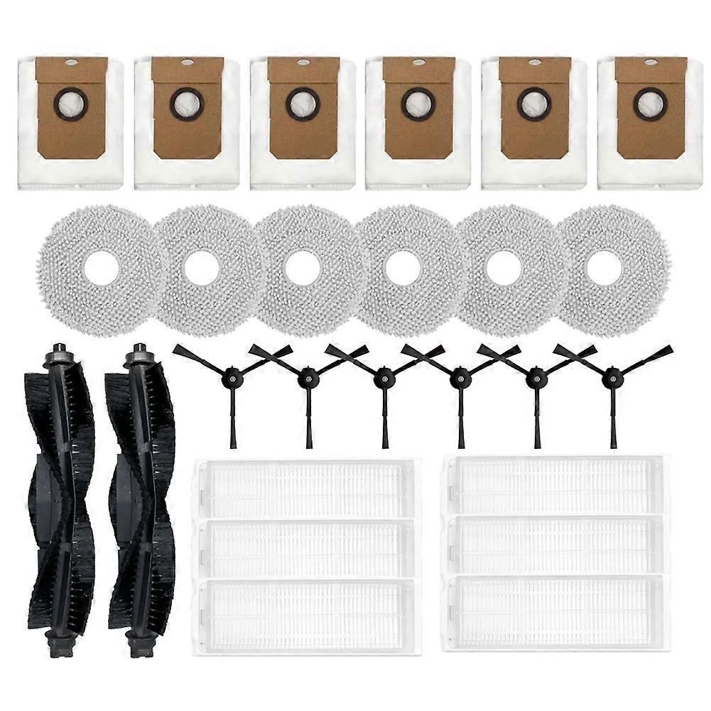 Ersatzteile Und Zubehör Für Airbot L108s Pro Ultra: Hauptbürste, Hepa-filter, Reinigungstuch Und Staubbeutel.