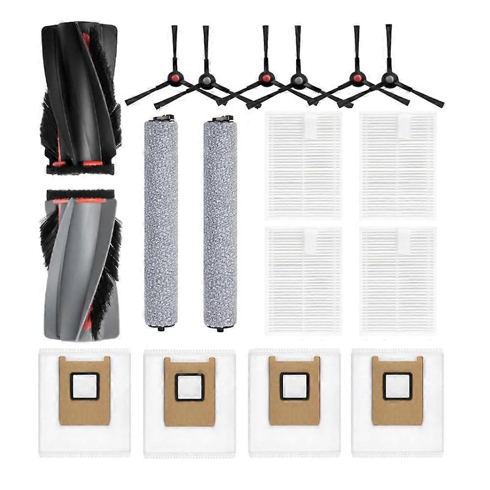 Ersatzteile Für Den Eufy C28 Omni-staubsauger: Zubehörset Mit Rotierendem Mopp, Seitenbürsten, Filtern Und Staubbeuteln.