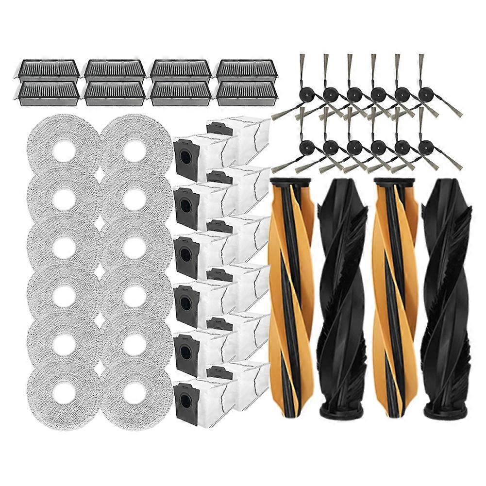 46pcs Für Dreame X50 Ultra/x50 Master/l50 Pro Ultra/l40s Pro Ultra/l40s Ultra Ersatzteile Pinsel Filter Mop Pad Staubbeutel