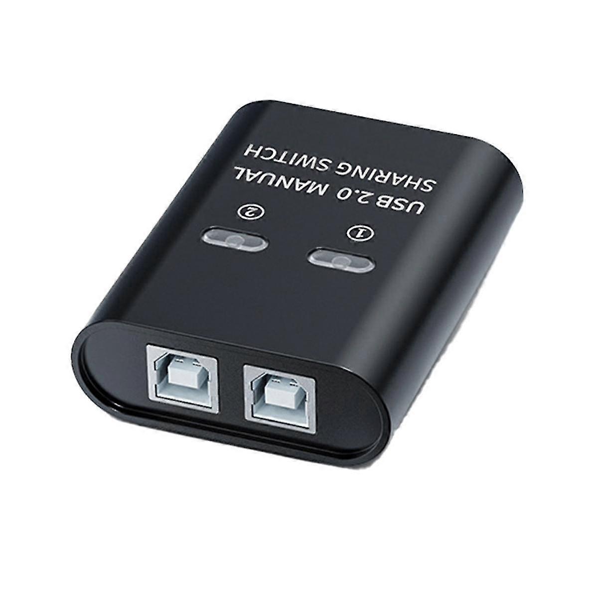 2-port-handbuch-usb-hub Zwei Computer Teilen Sich U-disk-druckergerät Two-in-one-out-usb2.0-sharer