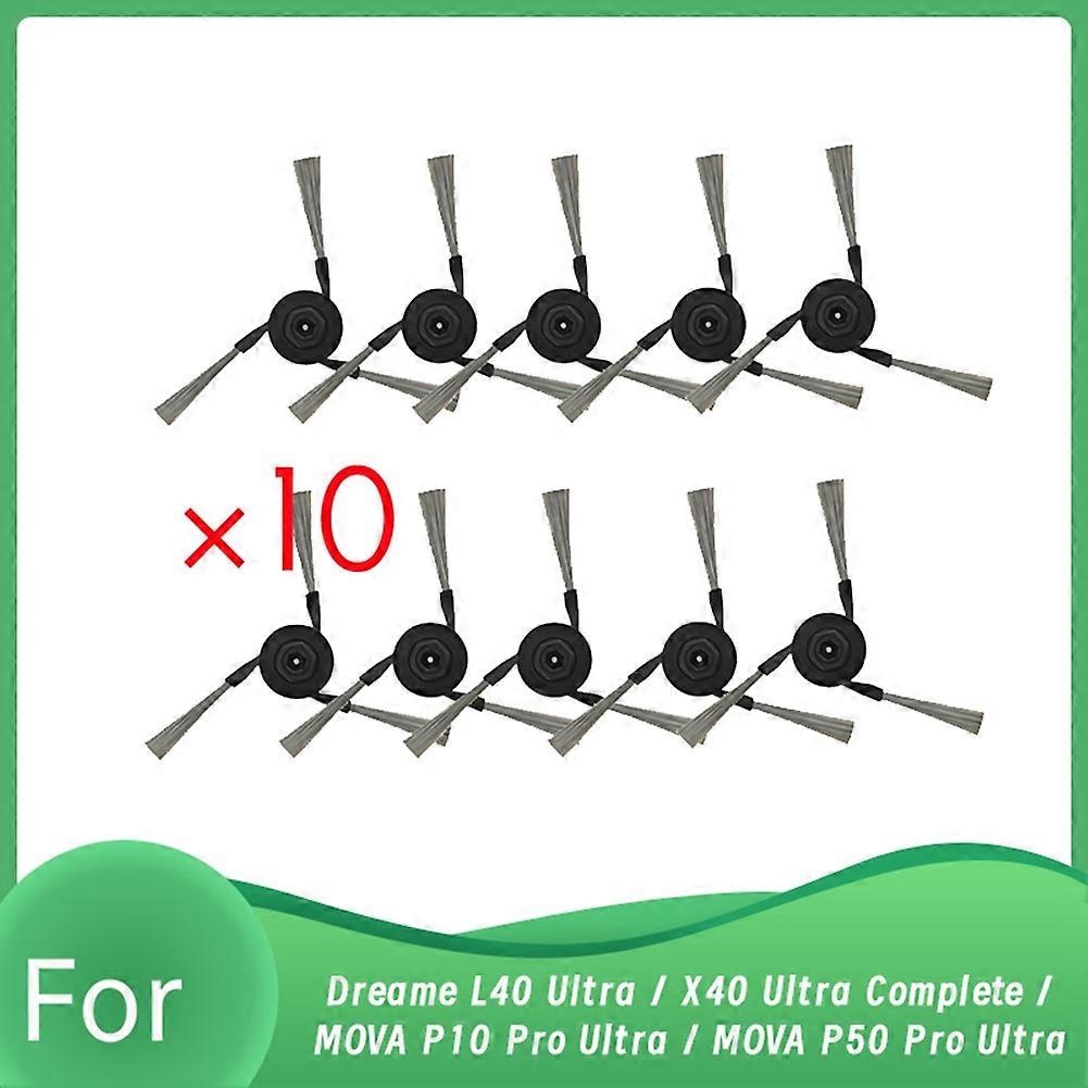 10er-pack Seitenbürsten Für Den Roboterstaubsauger Dreame L40 Ultra / X40 Ultra Complete / Mova P10 Pro Ultra / Mova P50 Pro Ultra