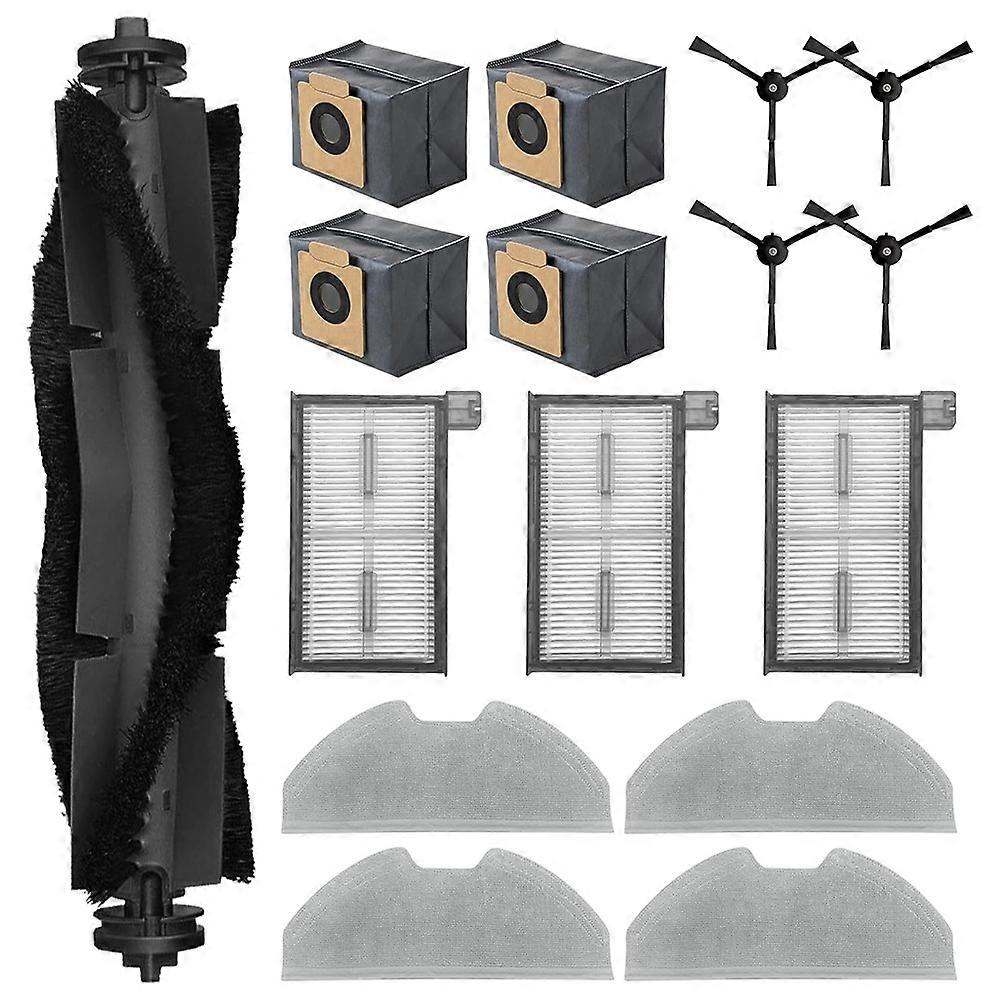 Ersatzteile Für Den Roboterstaubsauger Eufy X8 Pro Ses: Hauptseitenbürste, Hepa-filter, Reinigungstuch, Staubbeutel