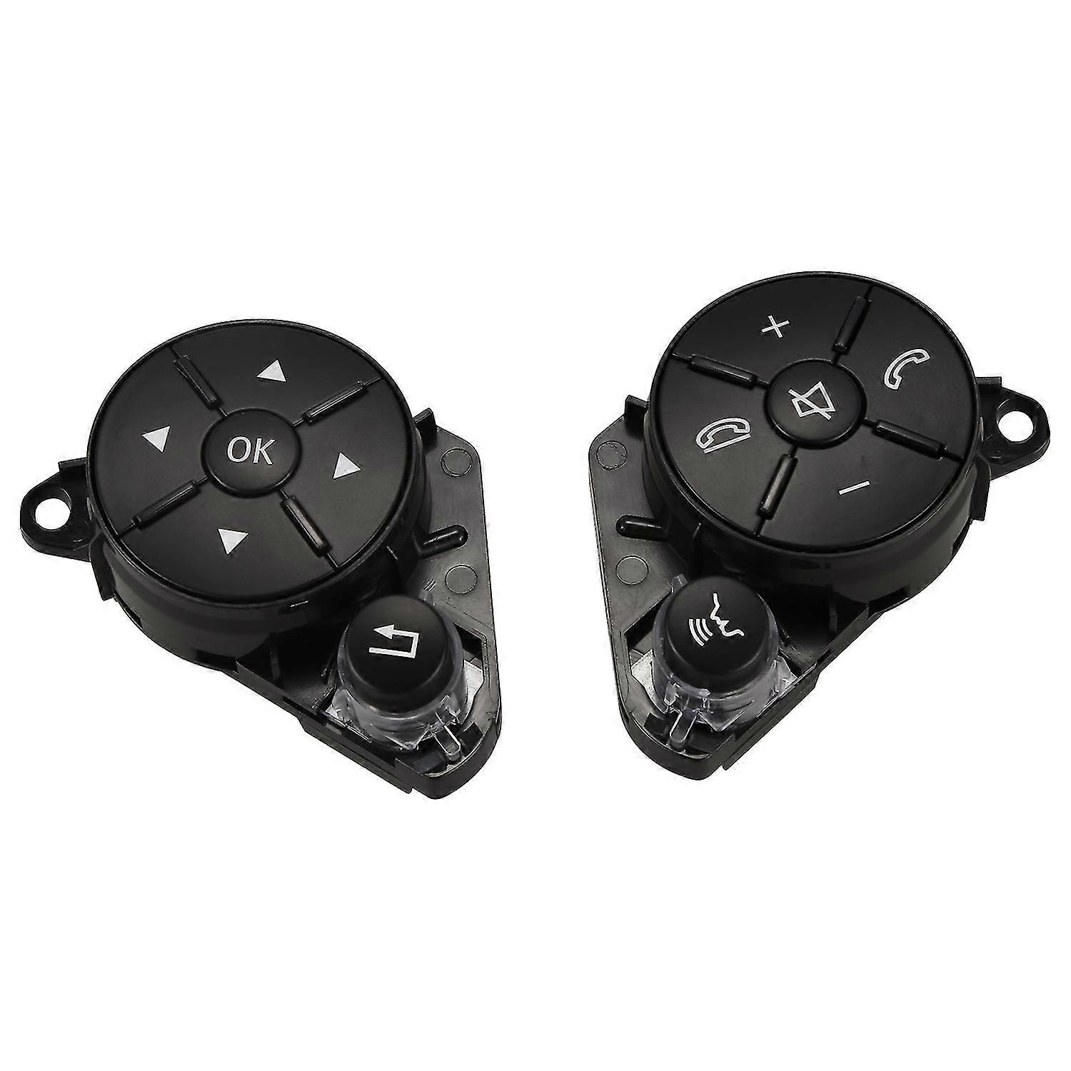 Links + Rechts S Auto-innenraum-lenkrad-abnutzungsknopfabdeckung Für W204 W212 C200 E260 E320