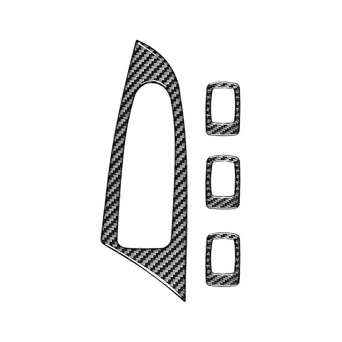 Carbon Faser Auto Fensterheber Einstellung Taste Abdeckung Trim Aufkleber Für-x3 F25 2011-2017 Zubehör