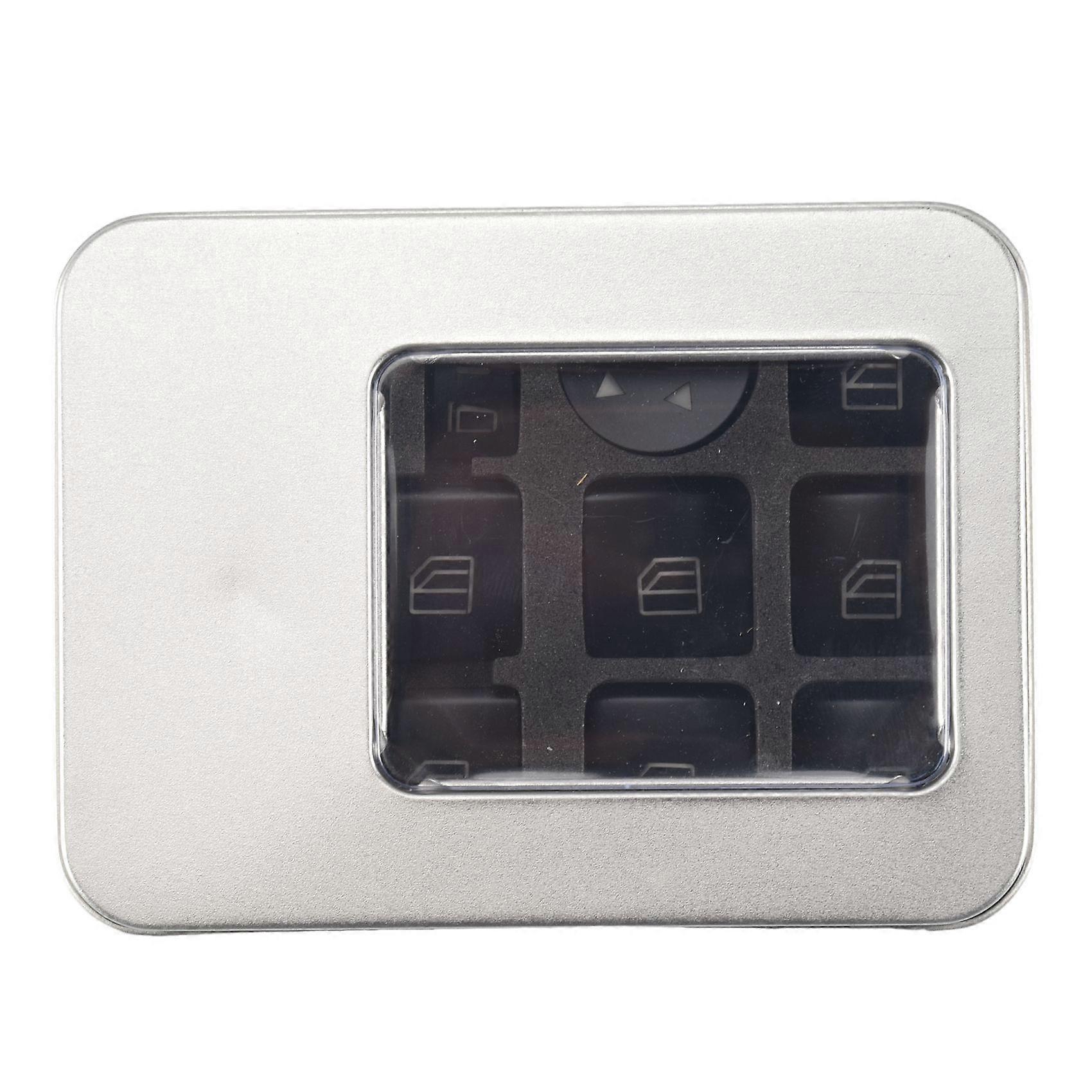 12pcs Auto Tür Armlehne Fenster Schalter Taste Trim Abdeckung Aufkleber Für Ml Gl C E G Klasse W204 X166