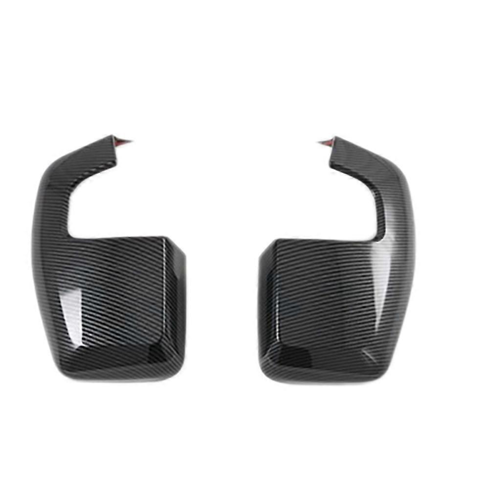 Auto Carbon Rückansicht Rück Seite Glas Spiegel Abdeckung Trim Seite Spiegel Kappen Für Transit 2017 Tourne