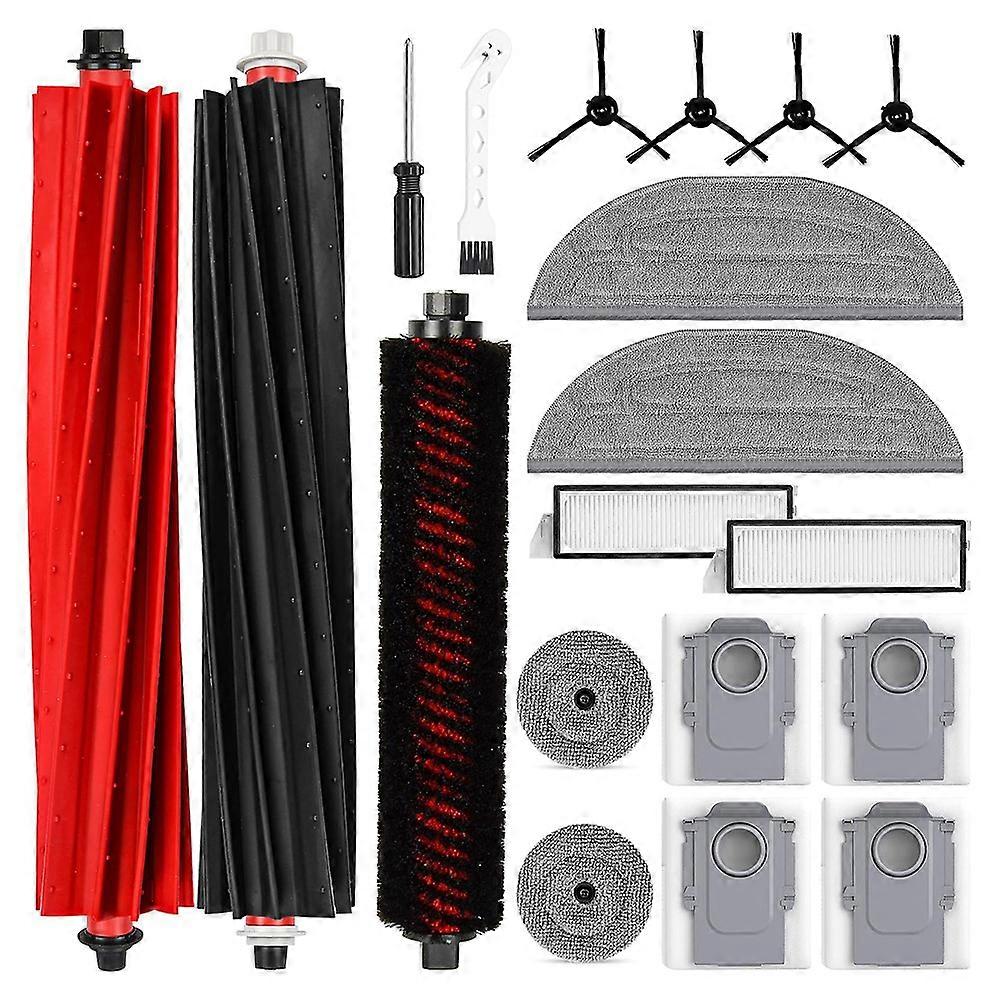 Ersatzteile, Die Mit Den Kehrmaschinen Roborock S8 Max/maxv Ultra Kompatibel Sind: Rotierende Hochgeschwindigkeitsbürste, Seitenbürste Und Filter.