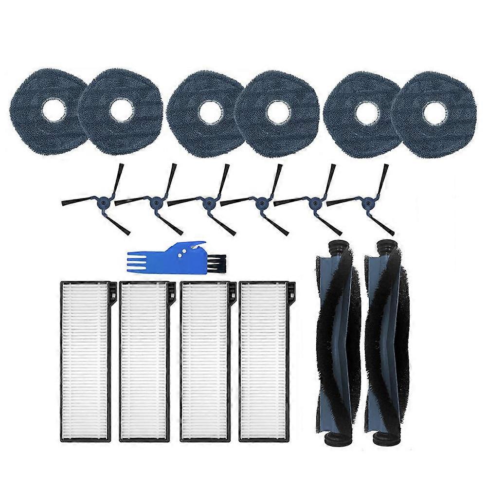Eufy X10 Pro Omni Roller Mop Ersatzzubehör: Hauptbürsten, Seitenbürsten, Filter, Hepa-tücher