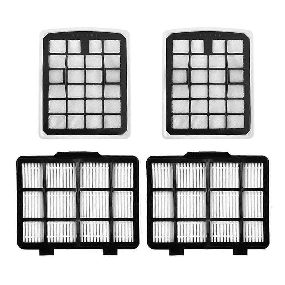 Ersatzfilter Für Den Beutellosen Bodenstaubsauger Eureka Nen180 Nen186bl: 2 Staubfilter Und 2 Hepa-filter