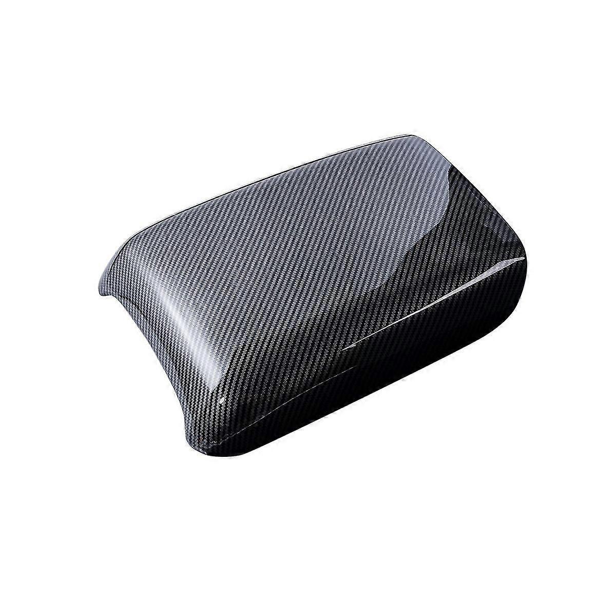 Auto Aufkleber Lagerung Verstauen Armlehne Box Panel Abdeckung Zubehör Für R W251 2007-2018 (faser)