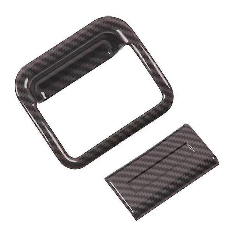 Für Navara Frontier Np300 2016-2021 Carbon Faser Auto Handschuh Box Schüssel Abdeckung Griff Dekoration Zubehör