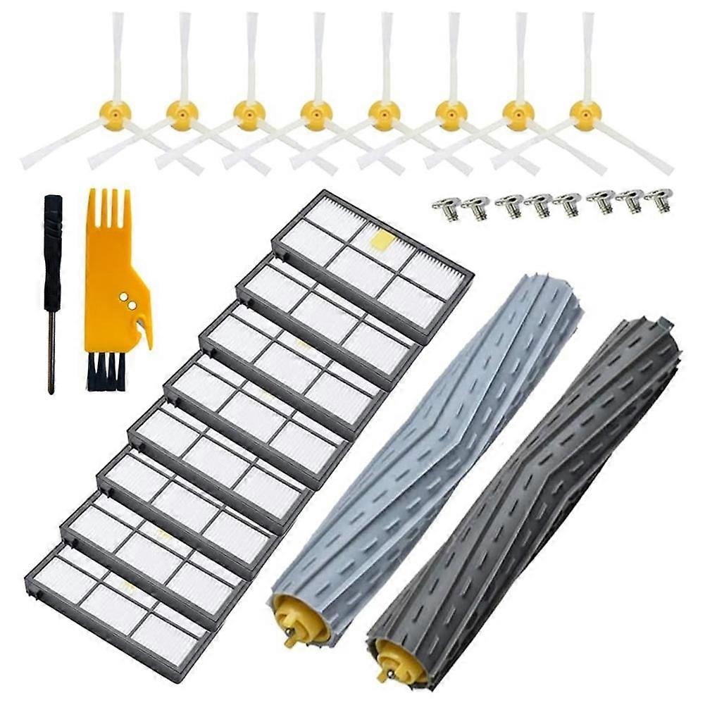 Filter- Und Bürstenersatzteile Für Irobot Roomba 800, 850, 860, 861, 864, 866, 870, 871, 880, 890, 891 Und 900, 960, 961, 980, 981 Und 985 Serie