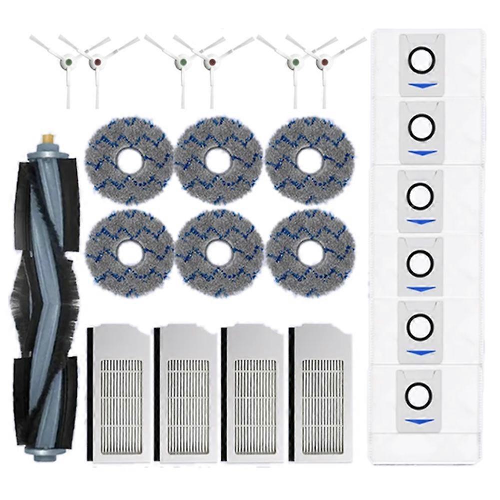 Ersatzteile Für Ecovacs Deebot X1 Omni / T10 Omni Roboterstaubsauger: Staubbeutel, Hepa-filter, Hauptseitenbürste Und Reinigungstuch.